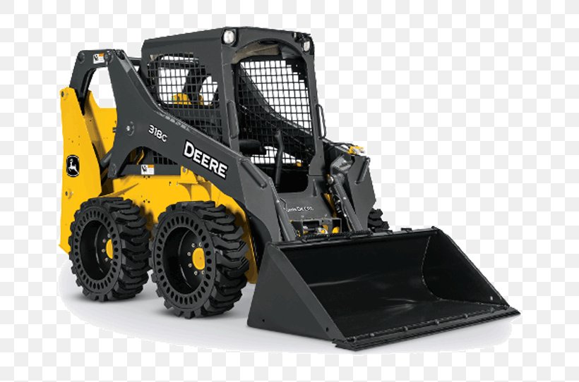 John Deere Skid-steer Loader Tracked Loader Heavy Machinery, PNG, 750x542px, John Deere, Agricultural Machinery, Architectural Engineering, Automotive Exterior, Automotive Tire Download Free