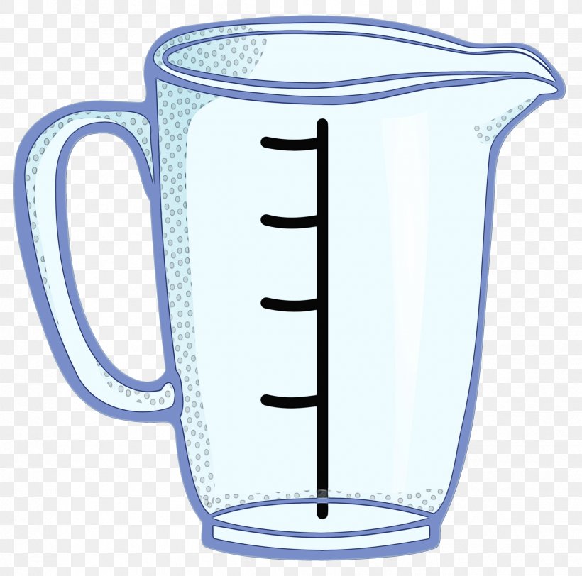 Measuring Cup Drinkware Cup Tableware Rain Gauge, PNG, 2423x2400px, Watercolor, Cup, Drinkware, Measuring Cup, Paint Download Free