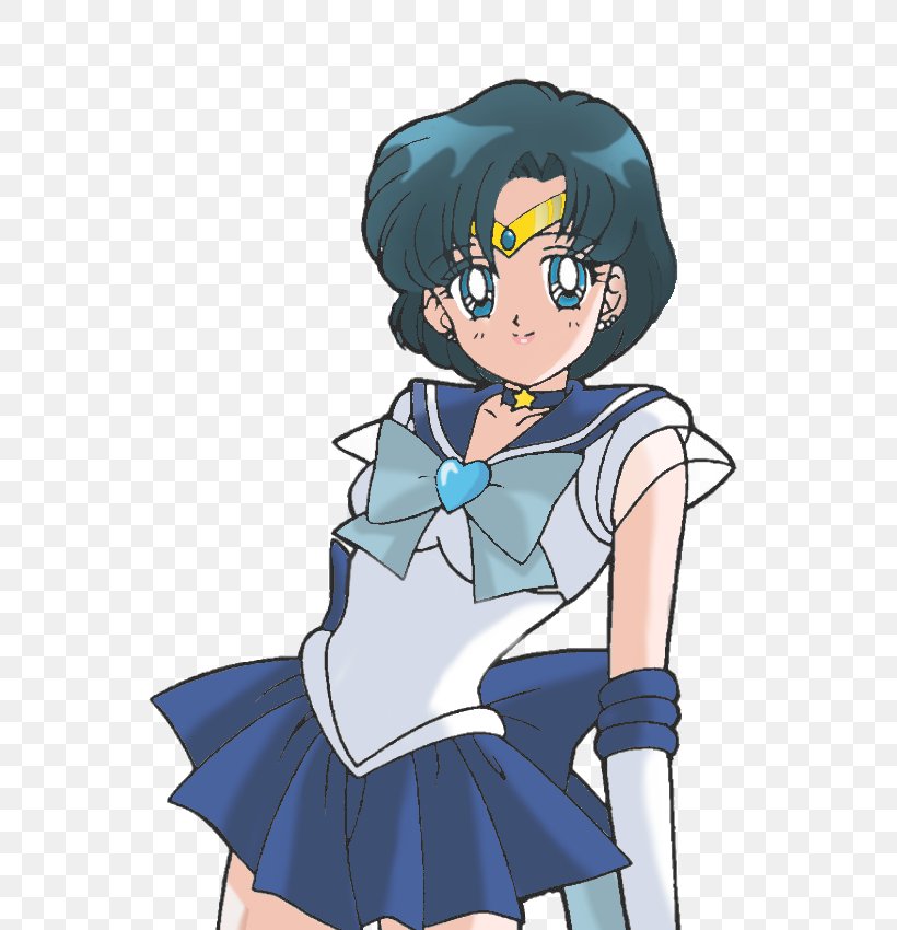 Sailor Mercury Sailor Moon Sailor Senshi Art, PNG, 573x850px, Watercolor, Cartoon, Flower, Frame, Heart Download Free