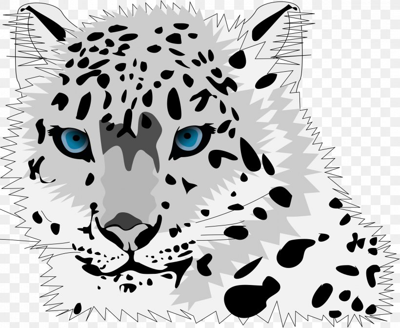 Amur Leopard Snow Leopard Cartoon Cat Clip Art, PNG, 2400x1968px, Amur Leopard, Big Cats, Black, Black And White, Carnivoran Download Free