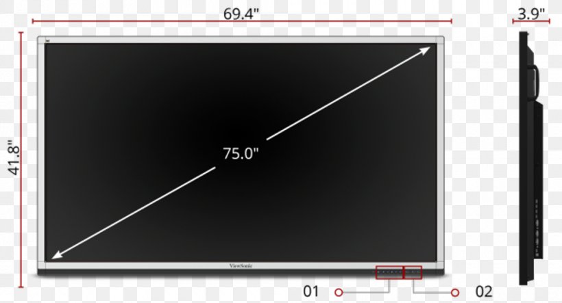 Computer Monitors LED-backlit LCD Display Size Television Set Flat Panel Display, PNG, 1000x541px, Computer Monitors, Brand, Computer Monitor, Display Device, Display Size Download Free