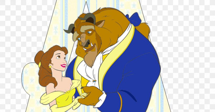 Belle Beauty And The Beast Cogsworth LeFou, PNG, 862x453px, Watercolor, Cartoon, Flower, Frame, Heart Download Free