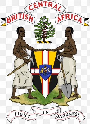 Africa - British Central Africa Protectorate Coat Of Arms Thumbnail Computer File PNG
