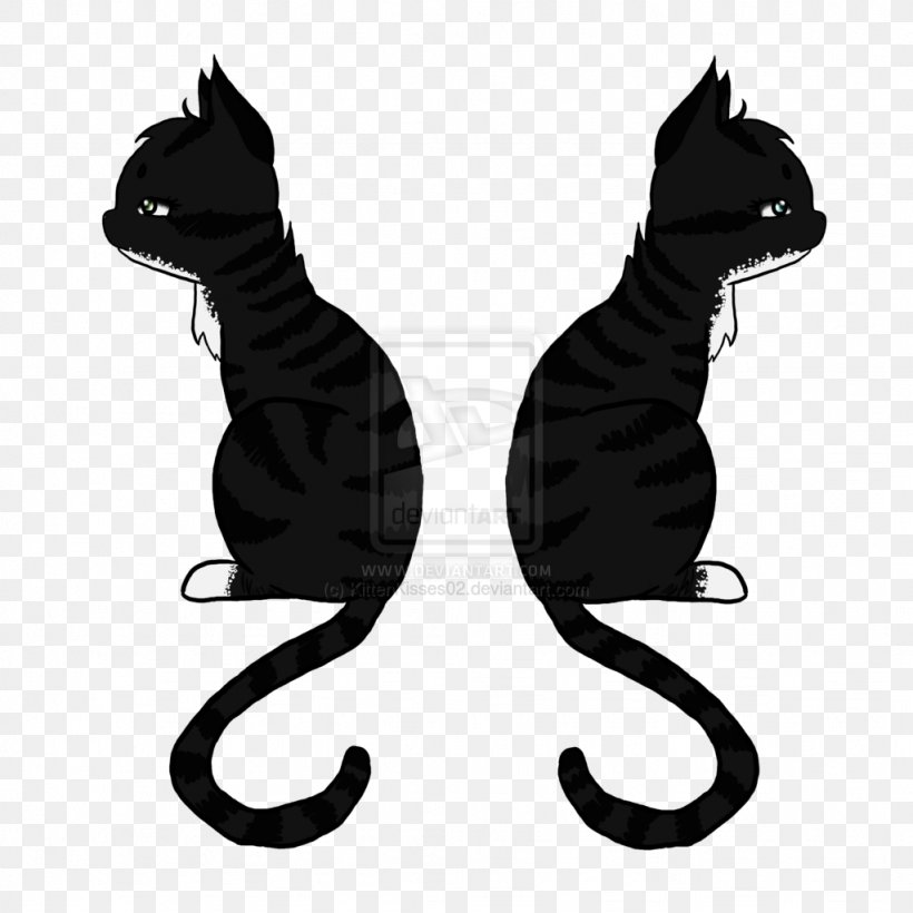 Cat Kitten Whiskers Dog Paw, PNG, 1024x1024px, Cat, Animal, Black, Black And White, Black Cat Download Free
