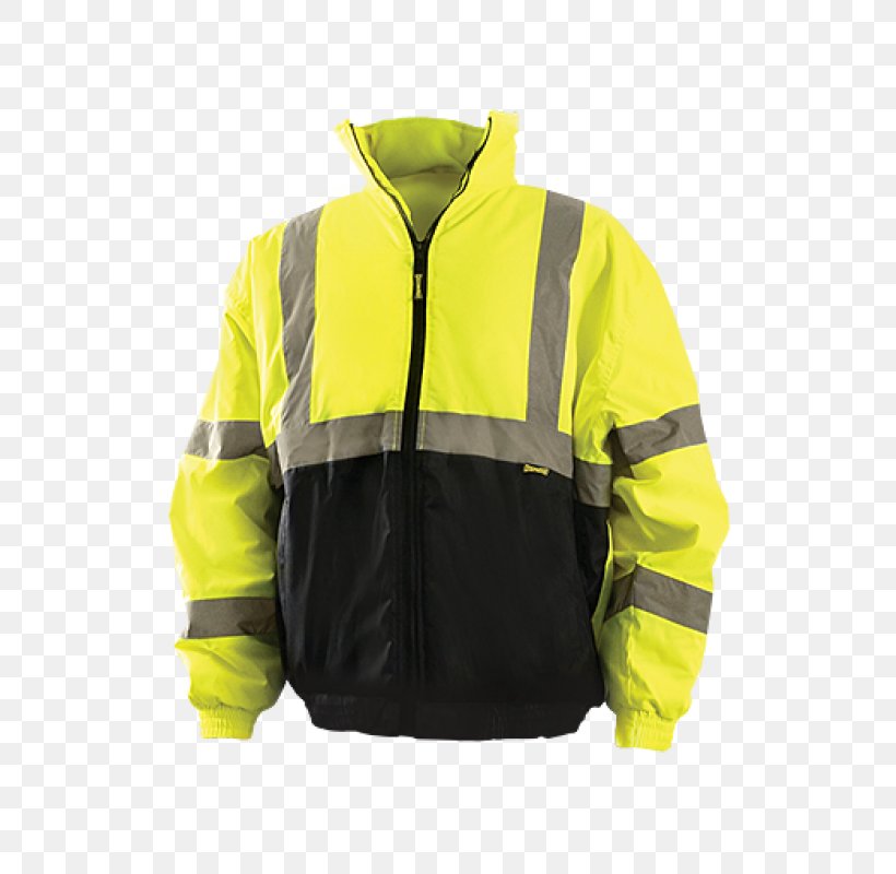 High-visibility Clothing Flight Jacket Coat, PNG, 800x800px, Highvisibility Clothing, Clothing, Coat, Flight Jacket, Hood Download Free