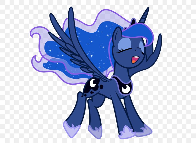 Pony Princess Luna Twilight Sparkle Princess Celestia Fluttershy, PNG, 600x600px, Pony, Animal Figure, Blue, Cartoon, Electric Blue Download Free