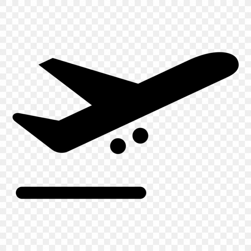 Airplane ICON A5 Takeoff Flight, PNG, 1024x1024px, Airplane, Air Travel, Aircraft, Black And White, Finger Download Free