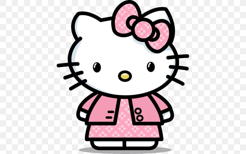 Hello Kitty Clip Art Graphics Image Drawing, PNG, 512x512px, Watercolor, Cartoon, Flower, Frame, Heart Download Free