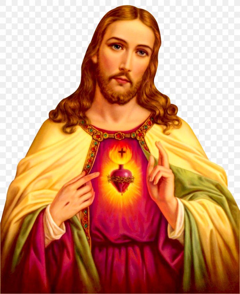 Jesus Sacred Heart Catholic Devotions Novena, PNG, 954x1169px ...