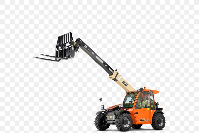 Machine Telescopic Handler Forklift JLG Industries Încărcător, PNG, 550x550px, Machine, Aerial Work Platform, Automotive Tire, Construction Equipment, Crane Download Free