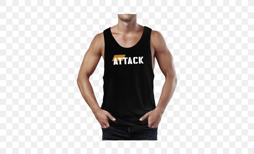 T-shirt Dietary Supplement Gilets Sleeveless Shirt Sports Nutrition, PNG, 500x500px, Tshirt, Active Undergarment, Black, Bodyattack, Clothing Download Free