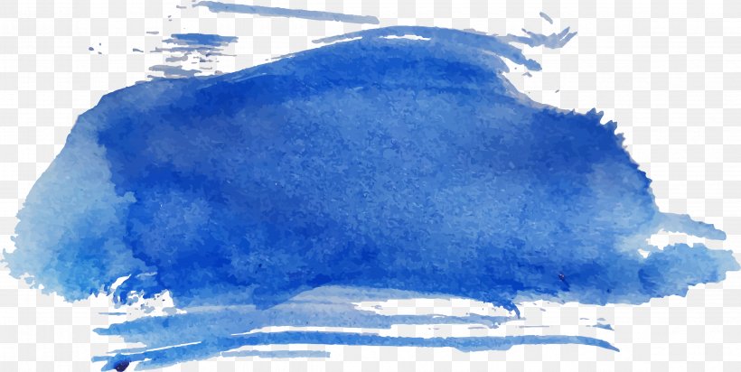 Watercolor Painting Sketch, PNG, 4692x2362px, Brush, Art, Blue, Cloud, Digital Marketing Download Free