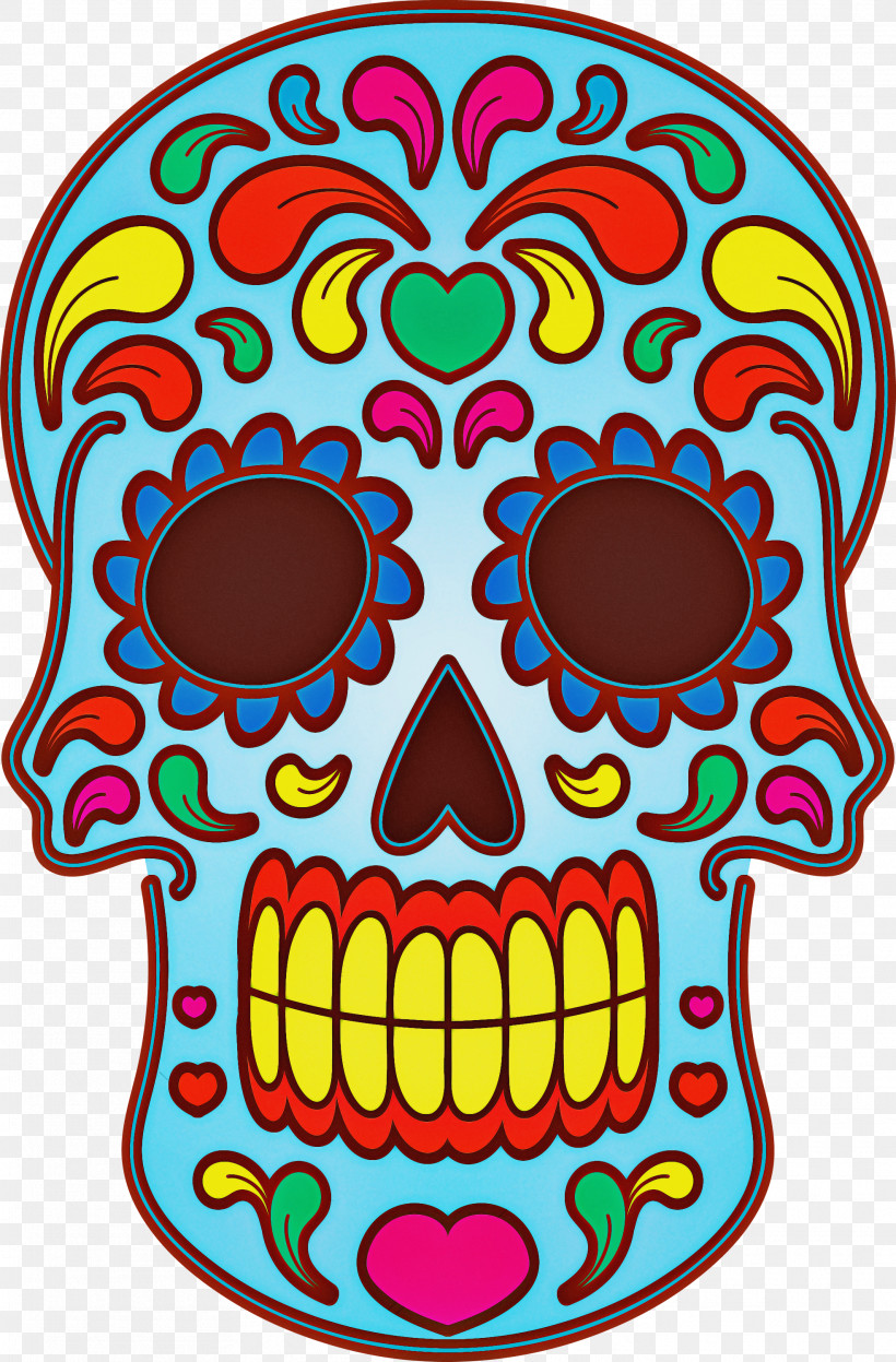 Day Of The Dead Día De Muertos Skull, PNG, 1972x3000px, Day Of The Dead, D%c3%ada De Muertos, Drawing, Line Art, Silhouette Download Free