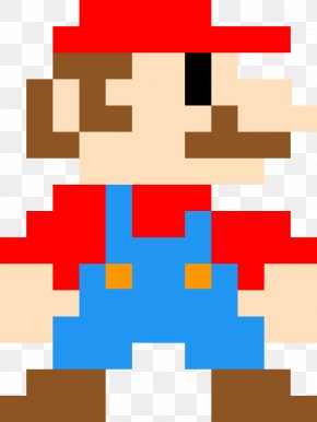 Luigi Super Mario Bros. Pixel Art, PNG, 1200x1200px, 8bit Color, Luigi ...