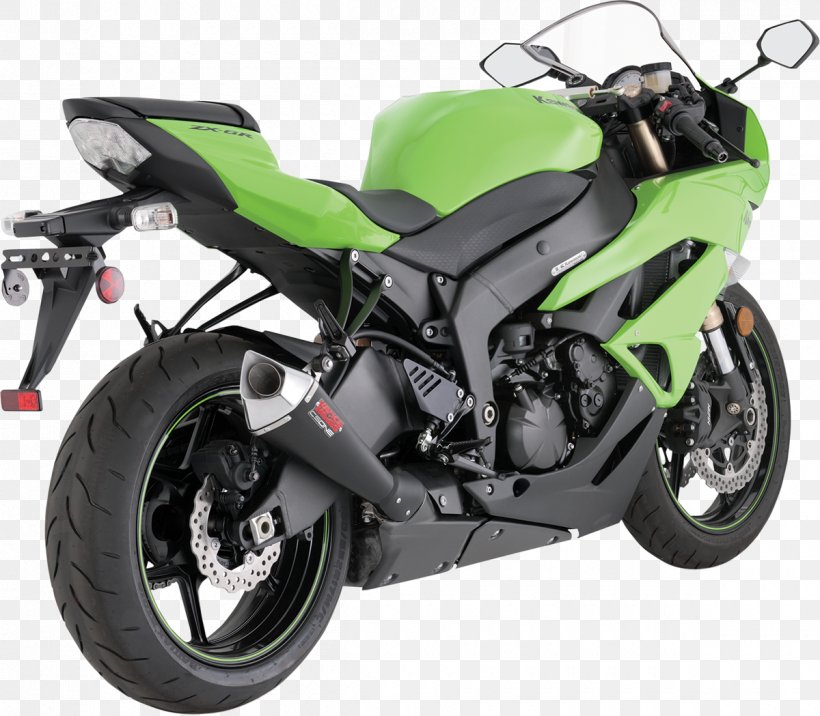 Exhaust System Ninja ZX-6R Kawasaki Motorcycles Kawasaki Ninja, PNG, 1200x1049px, Exhaust System, Automotive Exhaust, Automotive Exterior, Automotive Tire, Automotive Wheel System Download Free