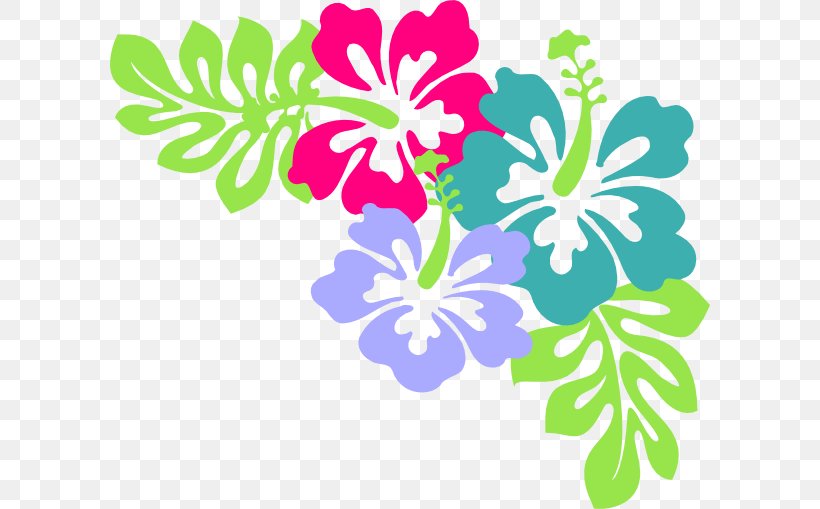 Hawaiian Free Content Clip Art, PNG, 600x509px, Hawaii, Blog, Christmas In Hawaii, Cut Flowers, Flora Download Free
