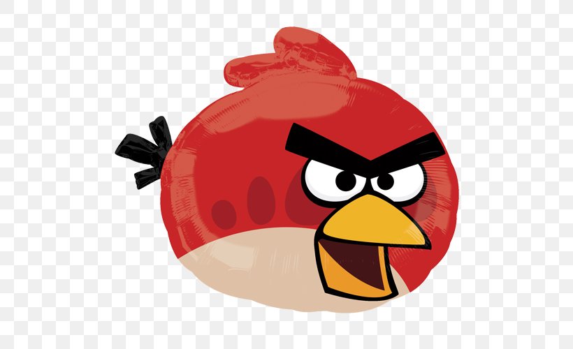 Balloon Birthday Children's Party Angry Birds, PNG, 500x500px, Balloon, Angry Birds, Angry Birds Movie, Balloon Modelling, Beak Download Free