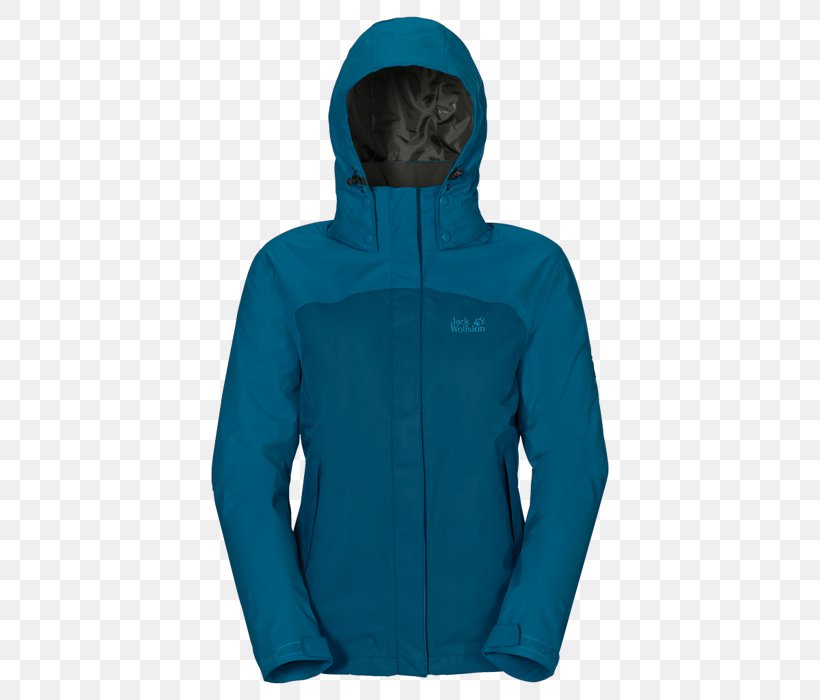 Hoodie Polar Fleece Jacket Softshell Jack Wolfskin, 700x700px, Hoodie, Shirt, Blue, Clothing, Cobalt Blue