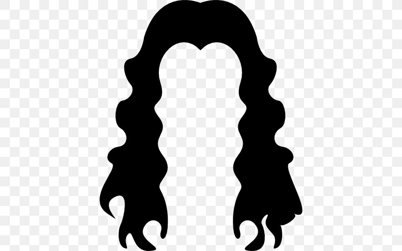Black Hair Long Hair Beauty Parlour, PNG, 512x512px, Hair, Bangs, Beauty Parlour, Black, Black And White Download Free