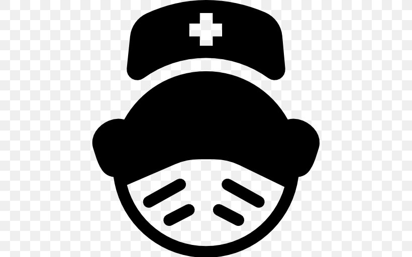 Download Nurse, PNG, 512x512px, Nurse, Black And White, Hat, Headgear, Nursing Download Free
