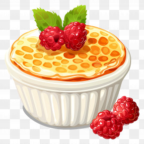 Dessert With Berries - Dessert With Raspberries PNG