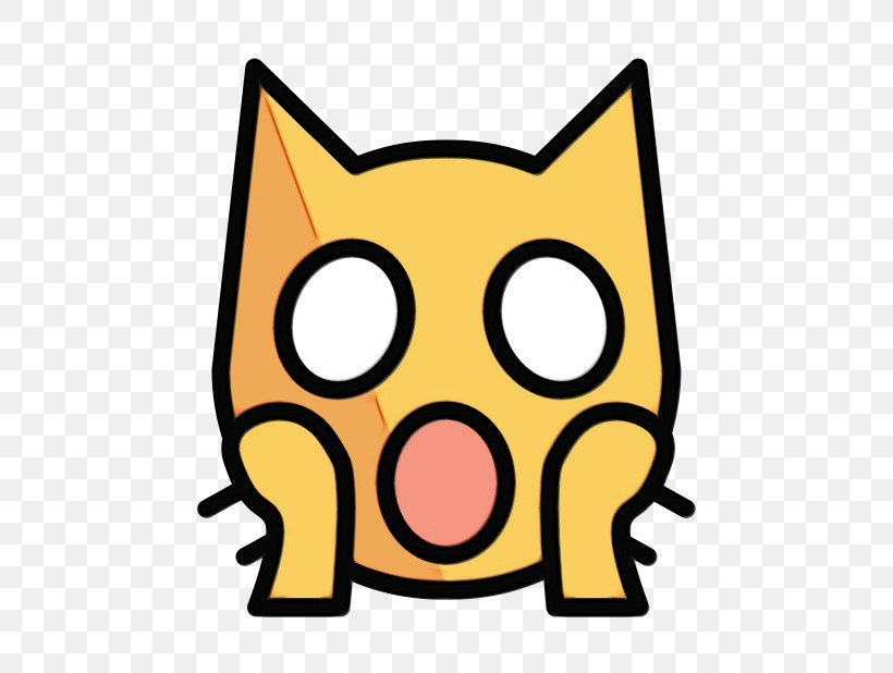 Emoji Icon Smiley Cat Emoji Art, PNG, 618x618px, Watercolor, Cat, Emoji, Emoji Art, Paint Download Free