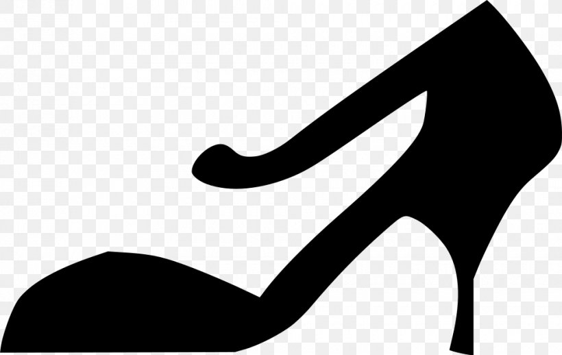 High-heeled Shoe Clip Art, PNG, 980x620px, Shoe, Black, Black And White, Black M, Brand Download Free