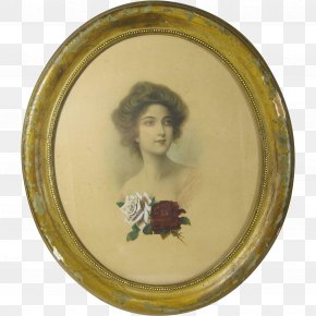 Woman's Day - Watercolor Painting Artist Oil Painting Portrait Of A Young Woman PNG