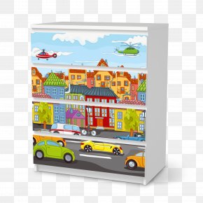 City Life - Drawer Furniture Foil IKEA Commode PNG