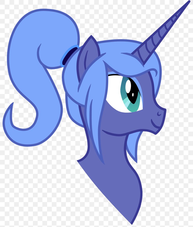 Ponytail Princess Luna My Little Pony Horse, PNG, 800x966px, Pony, Azure, Blue Hair, Cartoon, Equestria Download Free