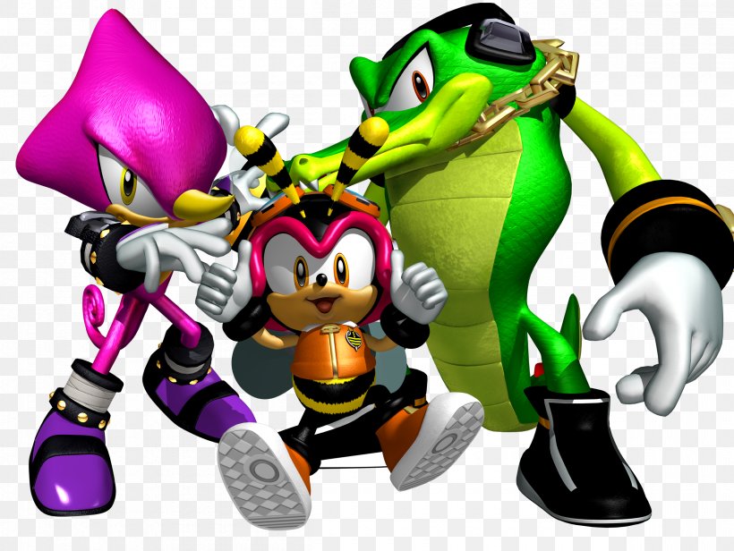 Sonic Heroes Knuckles' Chaotix Espio The Chameleon Vector The Crocodile Doctor Eggman, PNG, 2400x1804px, Sonic Heroes, Charmy Bee, Doctor Eggman, Espio The Chameleon, Fictional Character Download Free