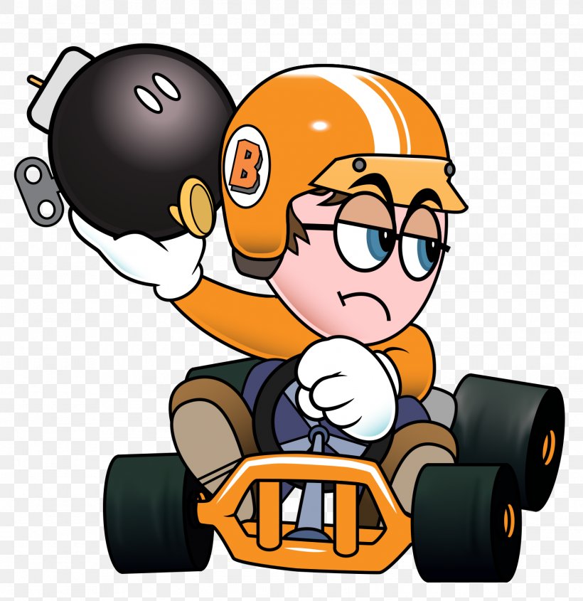 Super Mario Kart Kart Racing Mii Nintendo Clip Art, PNG, 1551x1599px, Super Mario Kart, Art, Ball, Cartoon, Gokart Download Free