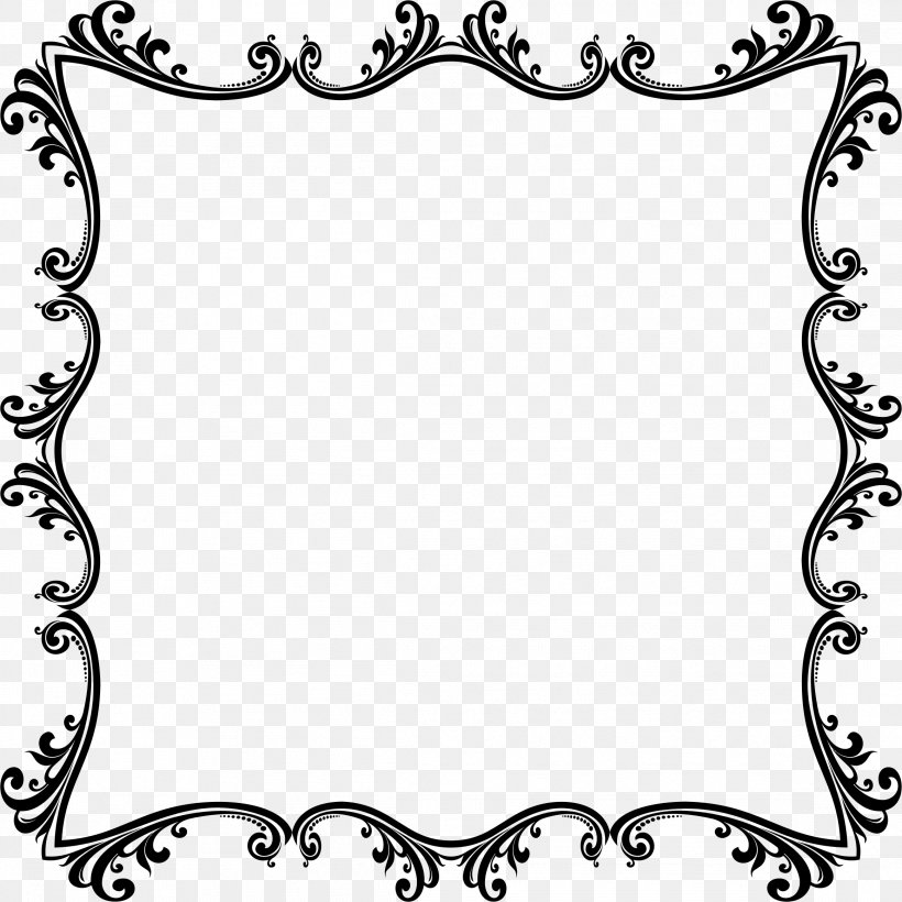 Borders And Frames Picture Frames Decorative Arts Ornament, PNG, 2324x2324px, Borders And Frames, Area, Art, Art Deco, Black Download Free