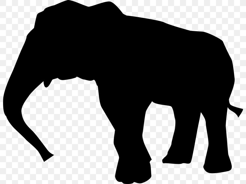 Elephants In Thailand Asian Elephant Clip Art, PNG, 800x613px, Thailand, African Elephant, Asian Elephant, Black, Black And White Download Free