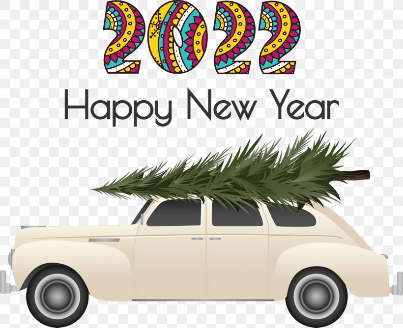 2022 Happy New Year 2022 New Year 2022, PNG, 3000x2444px, Happy New Year, Automobile Engineering, Car, Classic Car, Meter Download Free