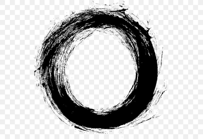Disk Virtuous Circle And Vicious Circle Tattoo Ensō, PNG, 545x559px, Disk, Black And White, Drawing, Enso, Eye Download Free