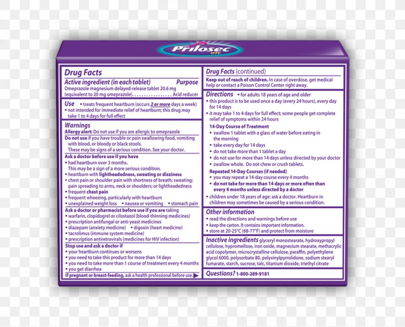 Omeprazole Over-the-counter Drug Label Font, PNG, 935x754px, Omeprazole, Label, Overthecounter Drug, Purple, Text Download Free