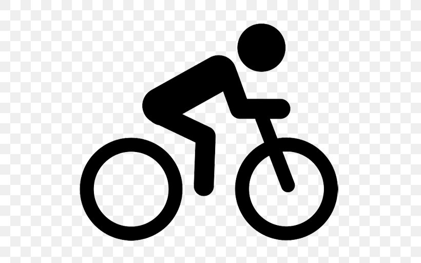 Cycling Bicycle Sport Clip Art, PNG, 512x512px, Cycling, Area, Artwork, Bicycle, Black And White Download Free