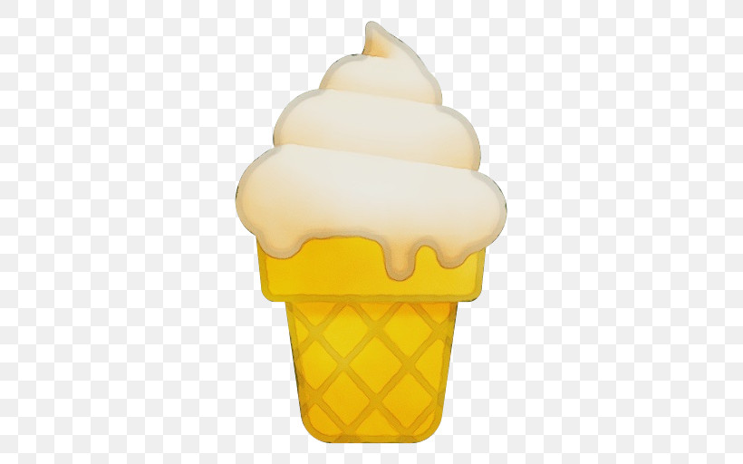 Ice Cream, PNG, 512x512px, Watercolor, Cone, Flavor, Ice, Ice Cream Download Free