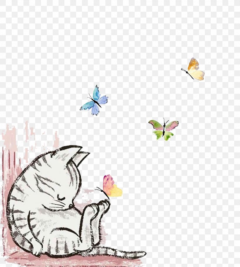 American Shorthair Kitten Drawing Illustration, PNG, 900x1000px, American Shorthair, Area, Art, Artwork, Bird Download Free