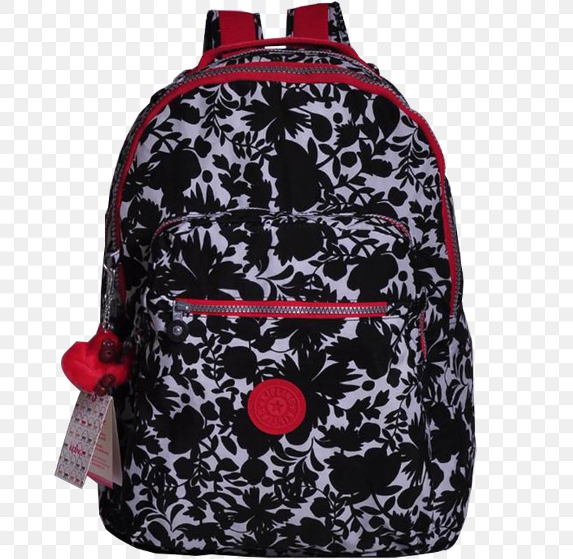 Backpack Handbag Kipling Nylon, PNG, 800x800px, Backpack, Bag, Baggage, Black, Flower Download Free