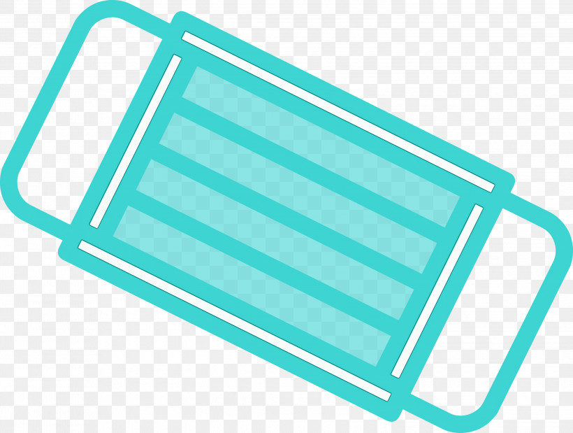 Turquoise Serving Tray, PNG, 3000x2266px, Medical Mask, Paint, Serving Tray, Surgical Mask, Turquoise Download Free