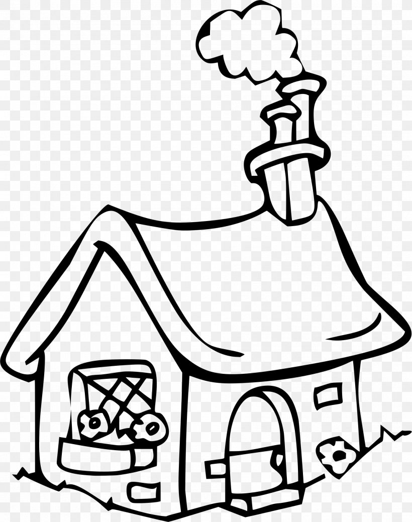 Coloring Book Clip Art Image Vector Graphics House, PNG, 1893x2399px, Coloring Book, Architecture, Art, Blackandwhite, Book Download Free