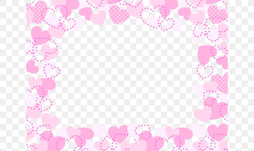 Petal Heart Pattern, PNG, 650x487px, Petal, Heart, Magenta, Pink, Point Download Free