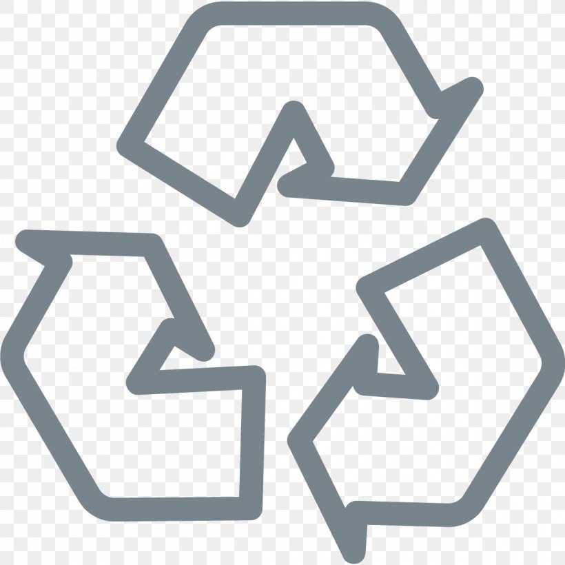 Recycling Symbol Arrow Paper Business, PNG, 1200x1200px, Recycling Symbol, Area, Black And White, Brand, Business Download Free