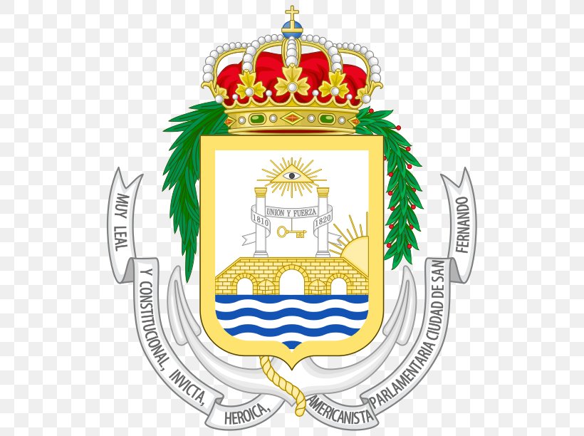 Escudo De San Fernando Coat Of Arms Wikipedia, PNG, 529x612px, San Fernando, Christmas Ornament, Coat Of Arms, Coat Of Arms Of Spain, Crest Download Free