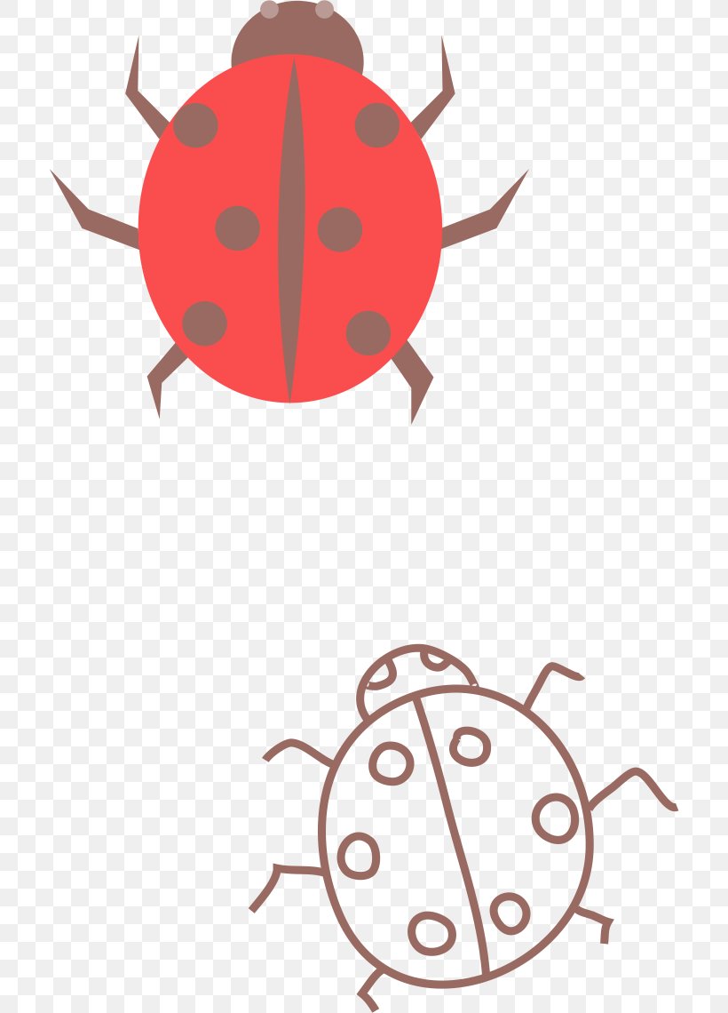 Insect Ladybird Adobe Illustrator Clip Art, PNG, 710x1140px, Insect, Area, Ladybird, Pink, Pixel Download Free