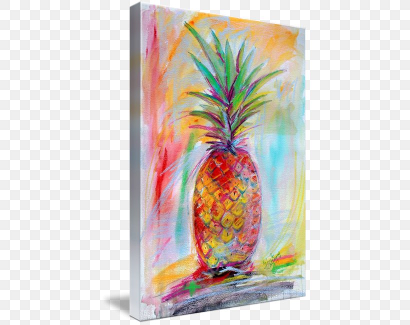 Pineapple Acrylic Paint Still Life Watercolor Painting, PNG, 413x650px, Pineapple, Abstract Art, Acrylic Paint, Ananas, Art Download Free
