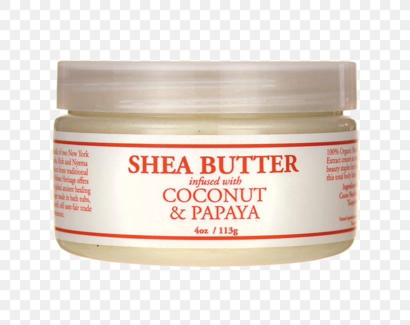 Shea Butter Nubian Heritage Boost D'Argent, Argent Colloïdal, 8 Fl Oz (236 Ml) Papaya Pound, PNG, 650x650px, Butter, Coconut, Cream, Flavor, Ounce Download Free