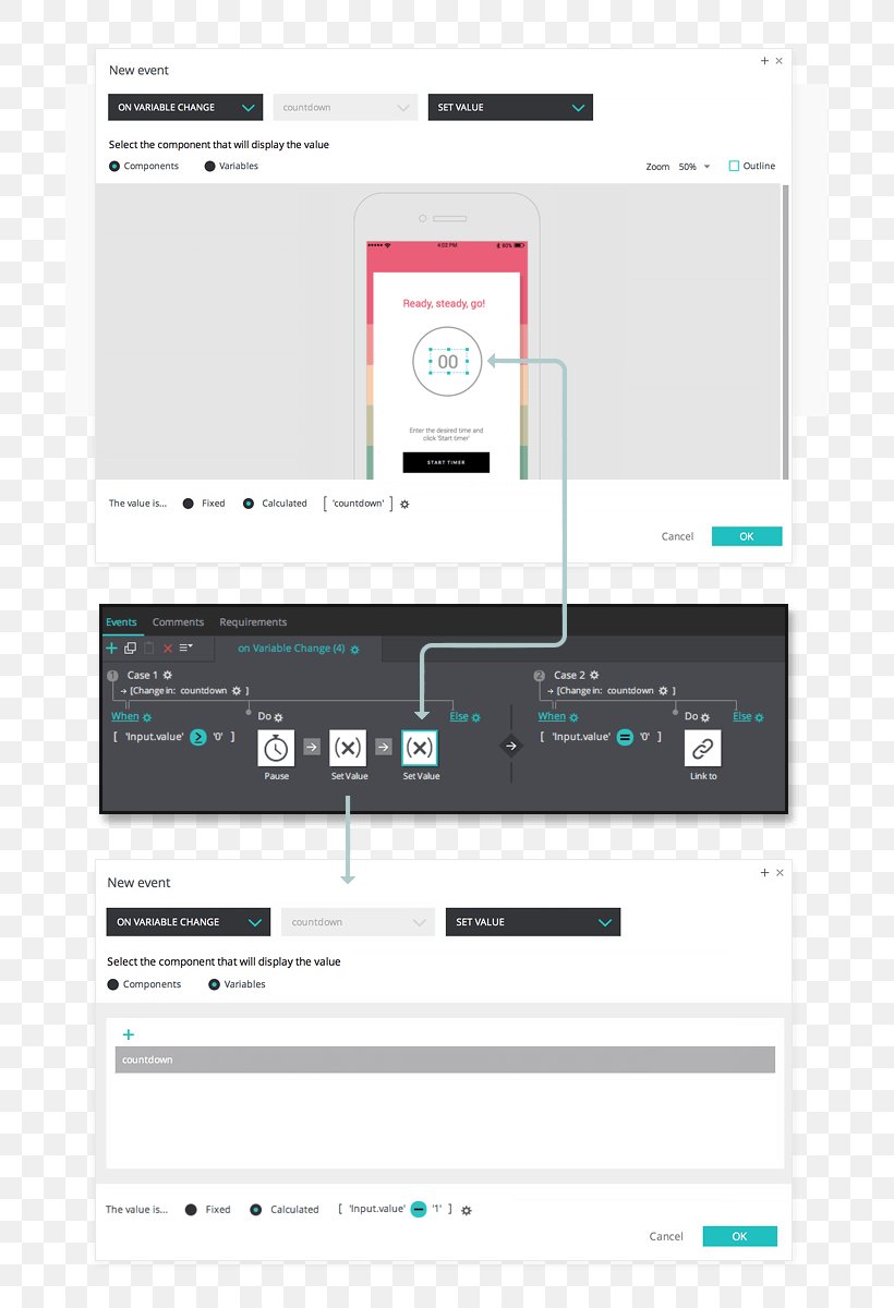 Countdown Justinmind Prototype Electronics Interactivity, PNG, 700x1200px, Countdown, Brand, Electronics, Howto, Interactivity Download Free